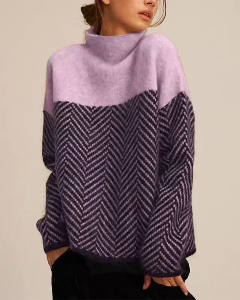 Clarisse - Cotton Turtleneck Sweater