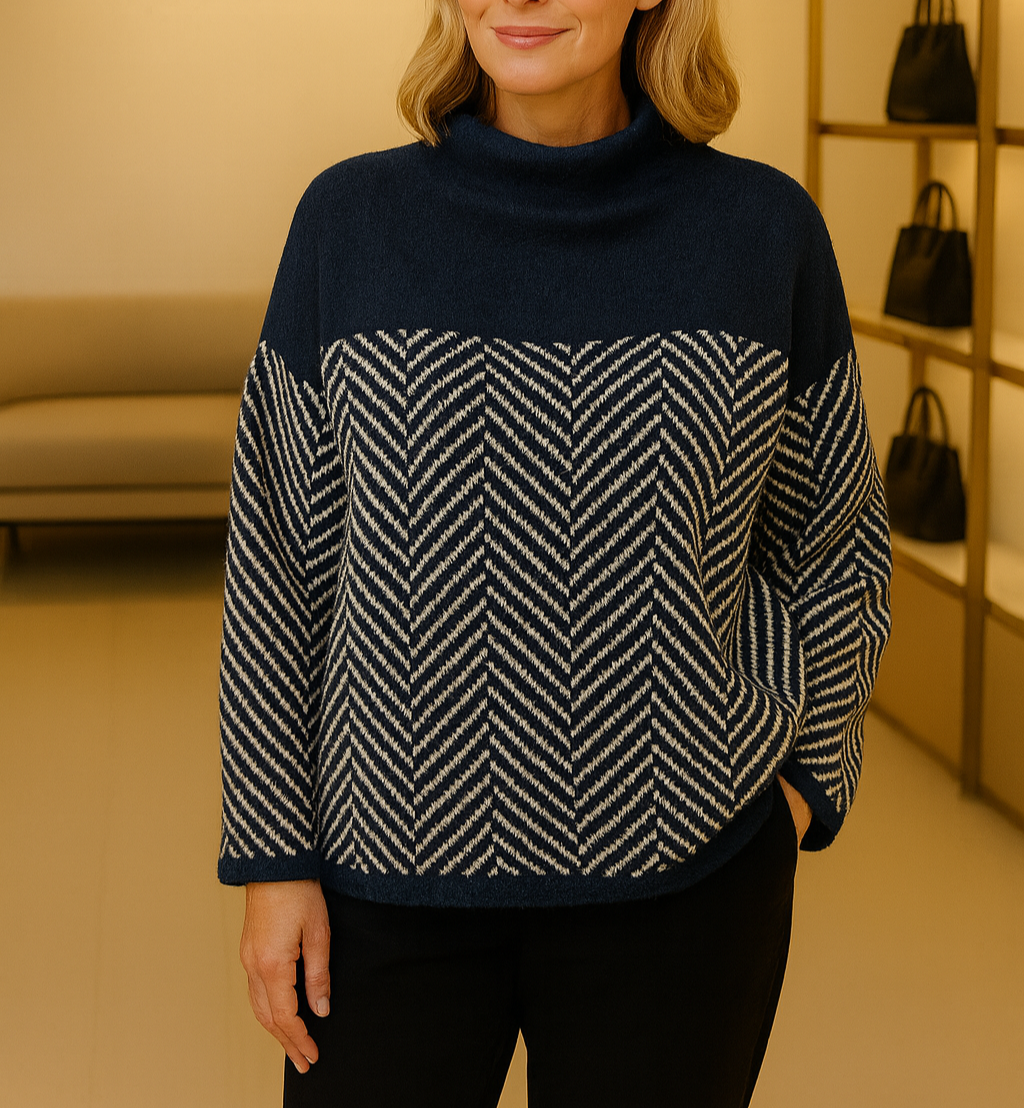 Clarisse - Cotton Turtleneck Sweater