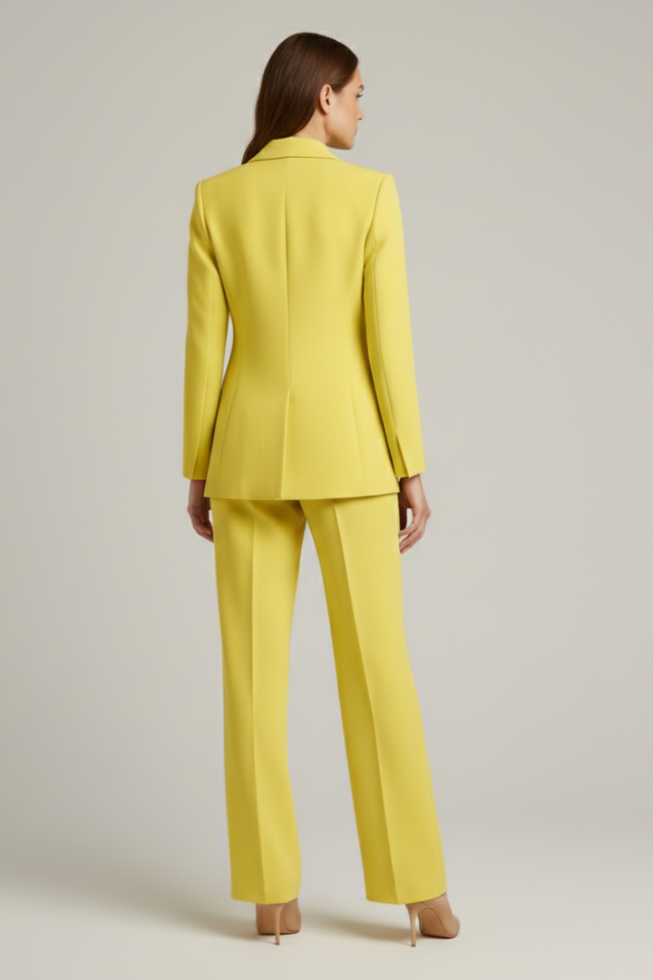 Women's Suit Set – Tailored Blazer & Wide-Leg Trousers for Office & Smart Occasions