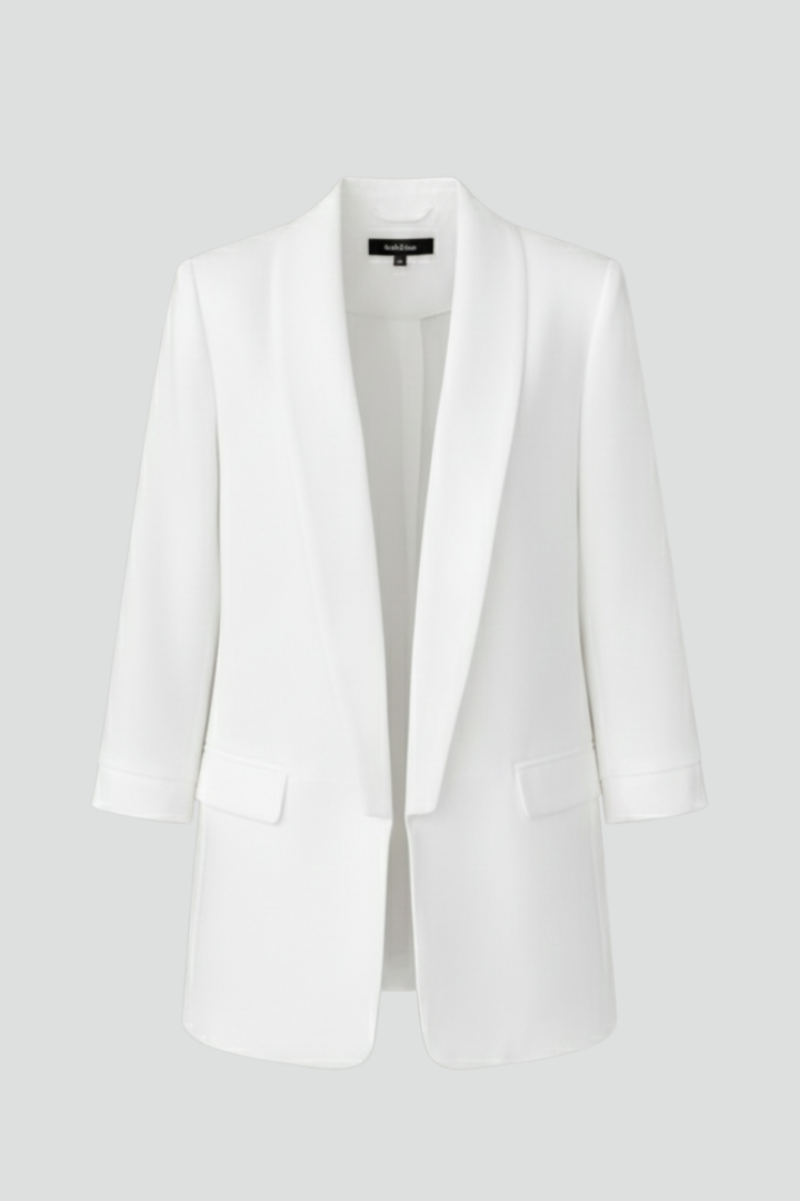 Elysia | Women's Fitted Wrap Collar Blazer