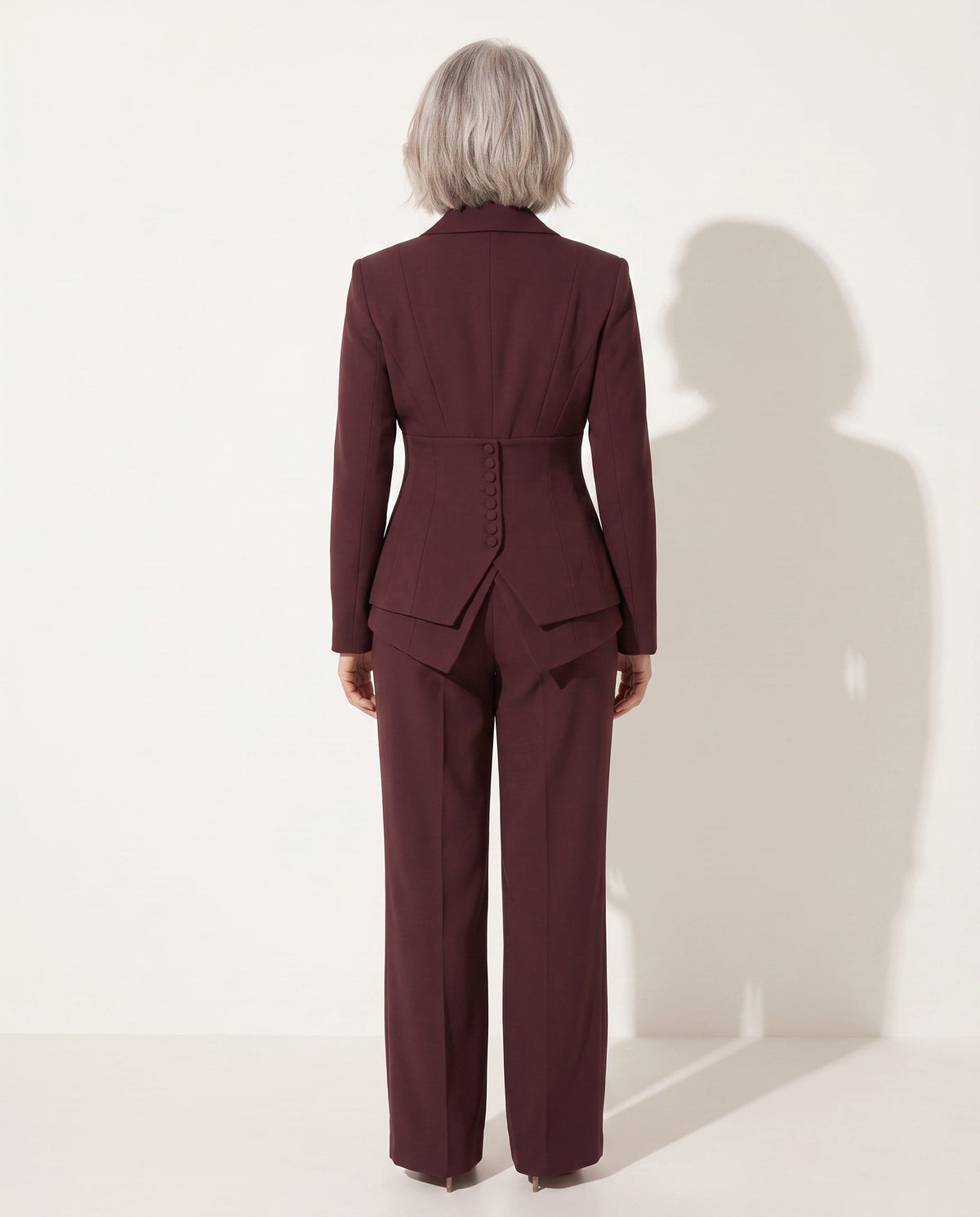 Anouk | Tailored Wide Leg Trousers Blazer Suit Set