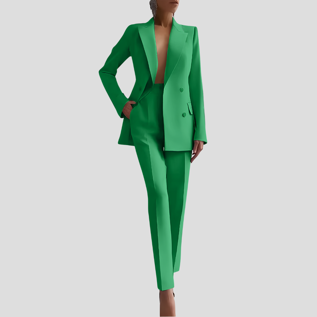 Ghislaine | Womens Velvet Blazer Trouser Co-Ord Set