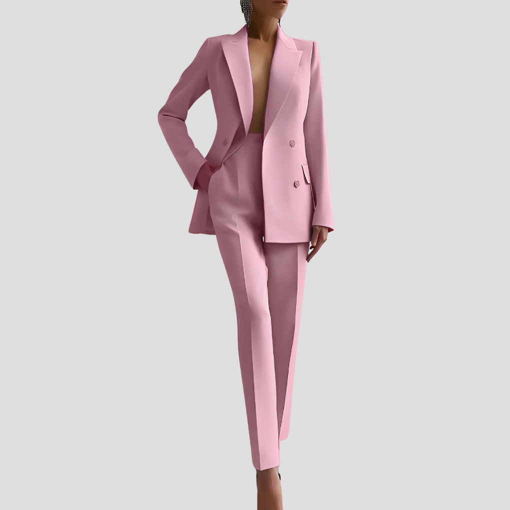 Ghislaine | Womens Velvet Blazer Trouser Co-Ord Set