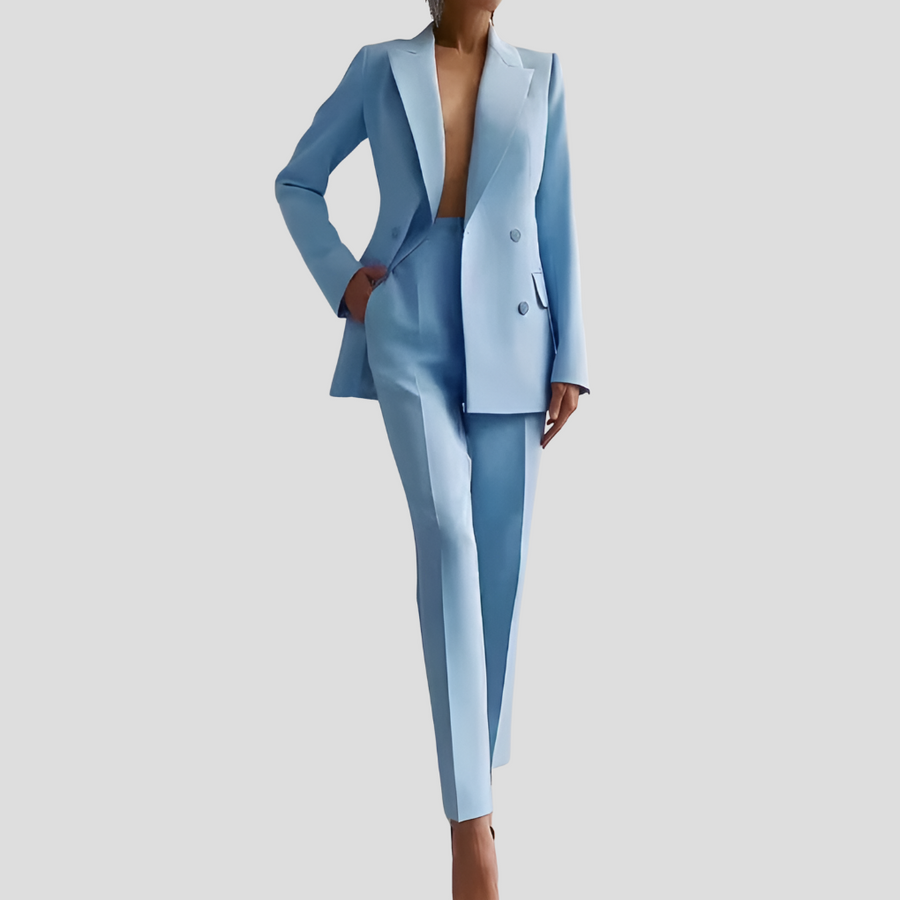 Ghislaine | Womens Velvet Blazer Trouser Co-Ord Set