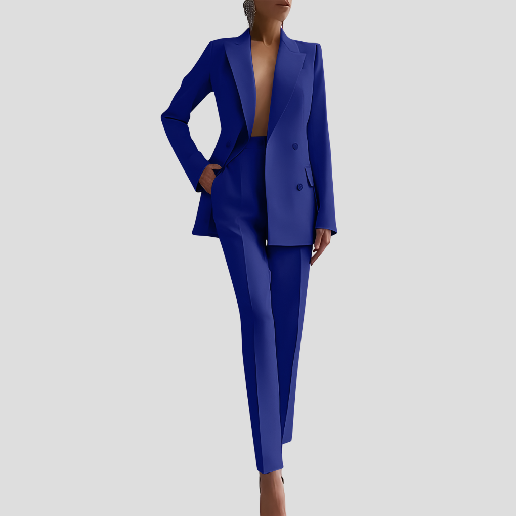 Ghislaine | Womens Velvet Blazer Trouser Co-Ord Set