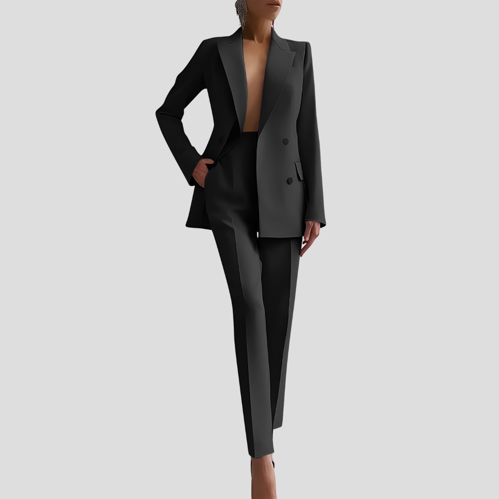 Ghislaine | Womens Velvet Blazer Trouser Co-Ord Set